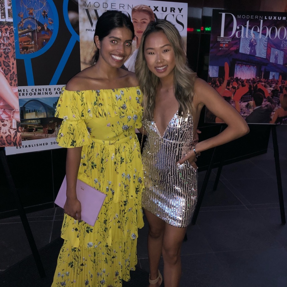 Like new, off the shoulder midi dress